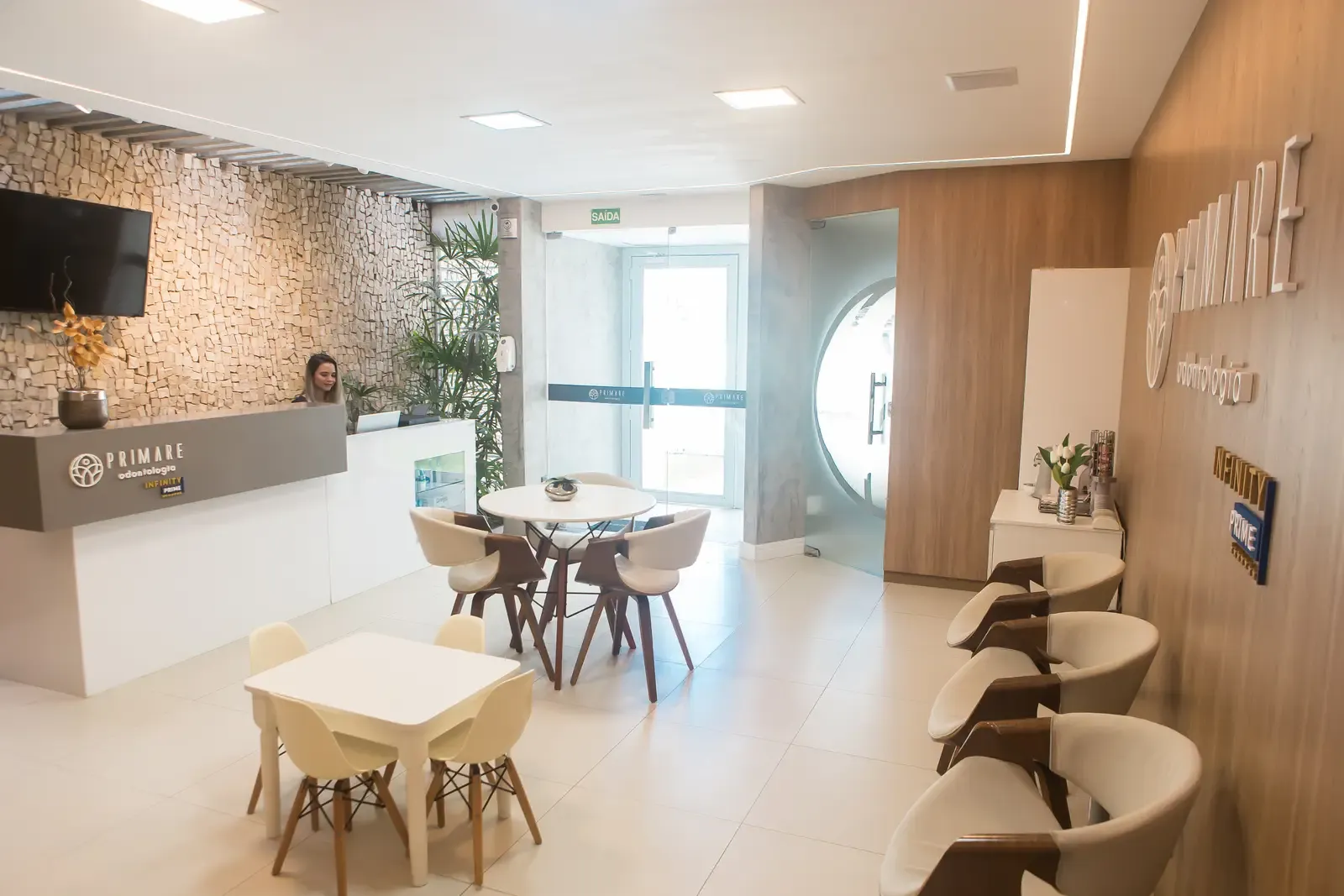 Ambiente da clínica Primare Odontologia